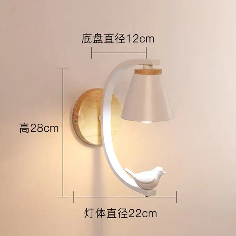 White and pink angel girl bedroom wall sconces led light fixtures