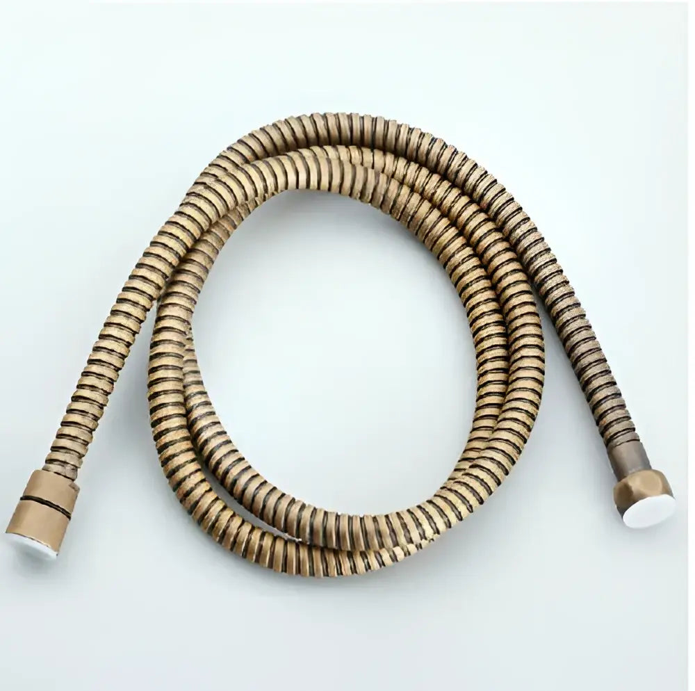 Antique brass flexible metal hand shower hose for bathroom 150cm