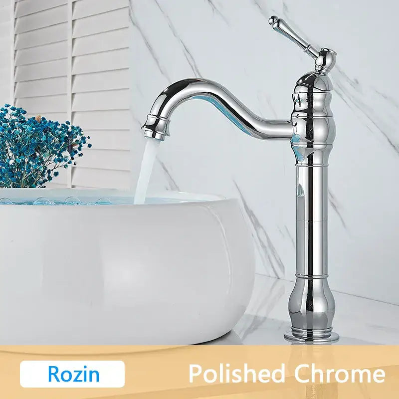 Antique brass single handle basin faucet bathroom mixer tap