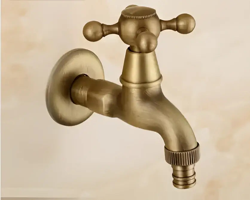 Antique brass dragon outdoor washing machine faucet garden tap