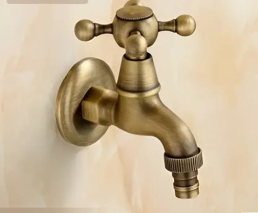Antique brass dragon outdoor washing machine faucet garden tap