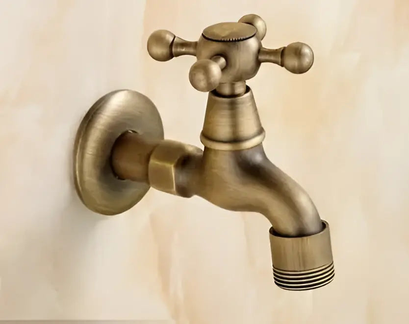 Antique brass dragon outdoor washing machine faucet garden tap