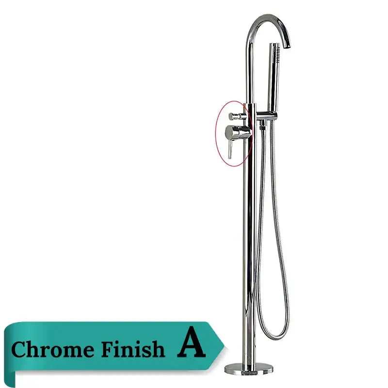 Antique brass swivel spout mixer tap bathroom freestanding faucet