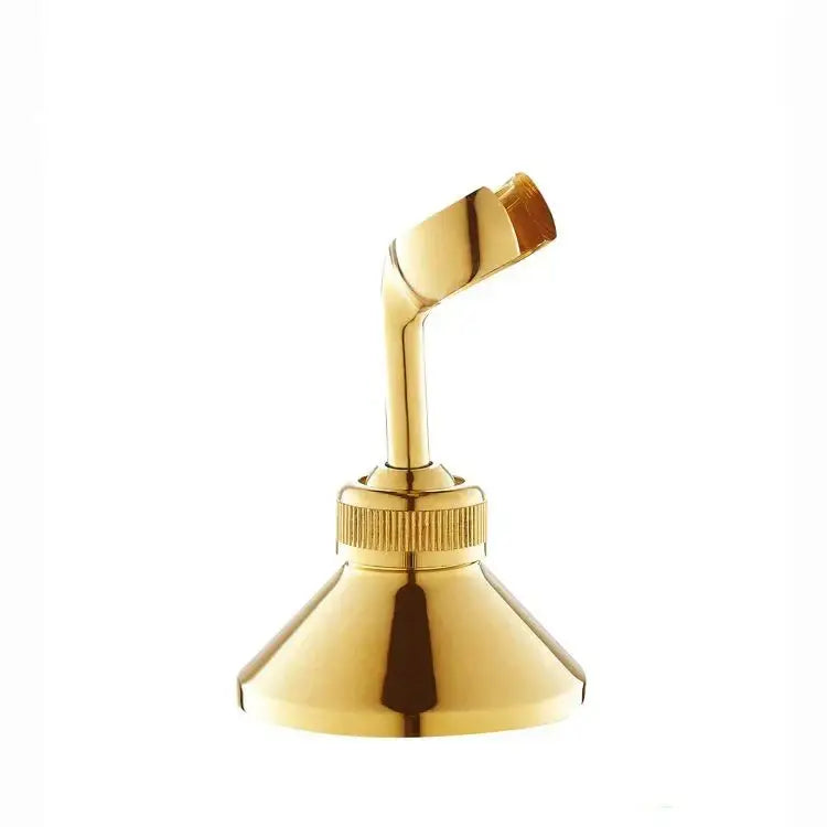Antique brass handheld shower holder swivel mount for bathroom