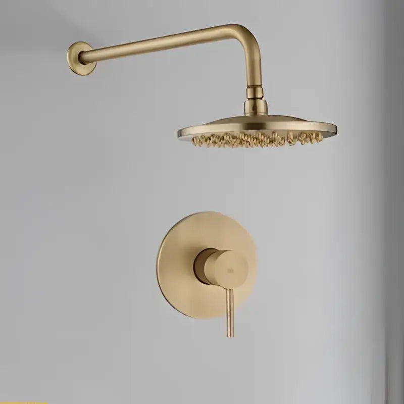 Antique brass shower faucet set with handheld spray – bathroom kit