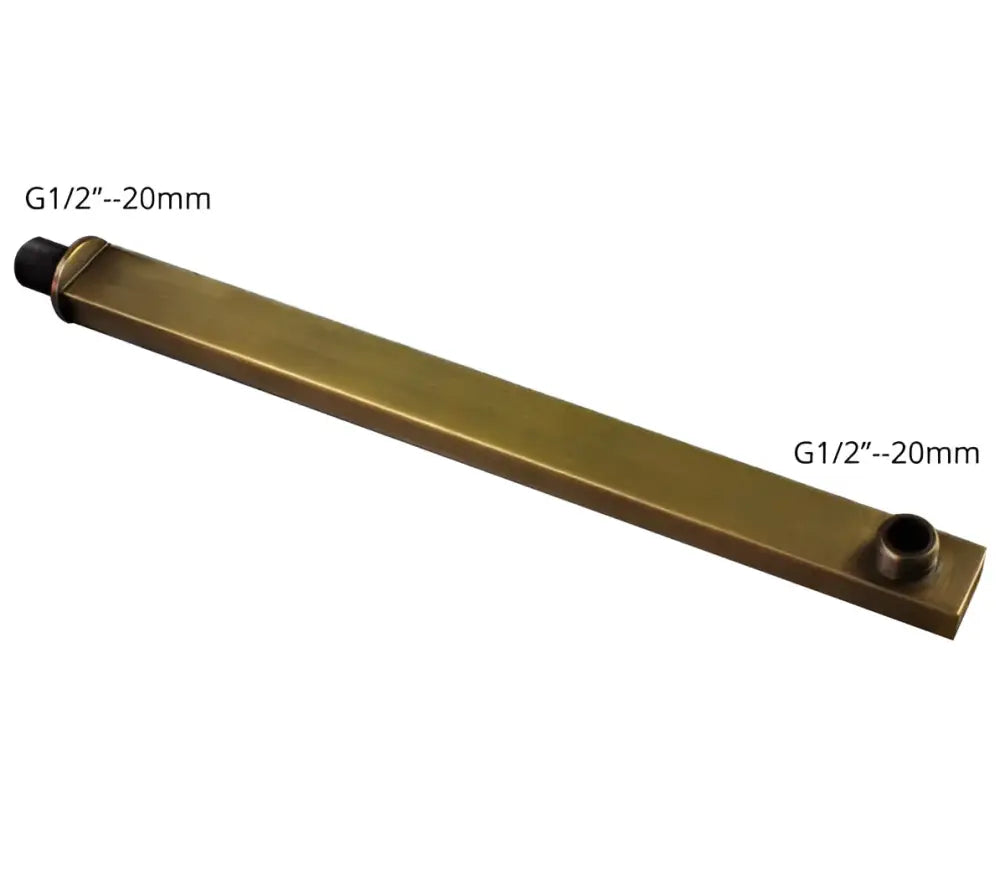 Antique brass shower set with handheld sprayer – bathroom kit