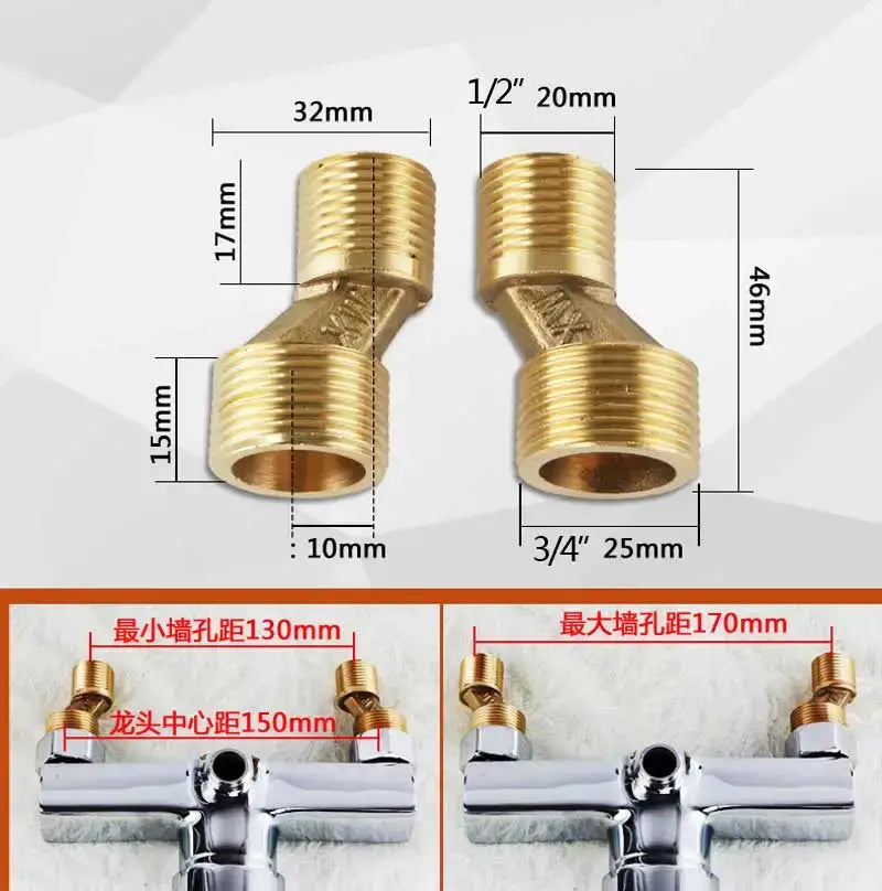 Antique brass shower set with handheld sprayer – bathroom kit