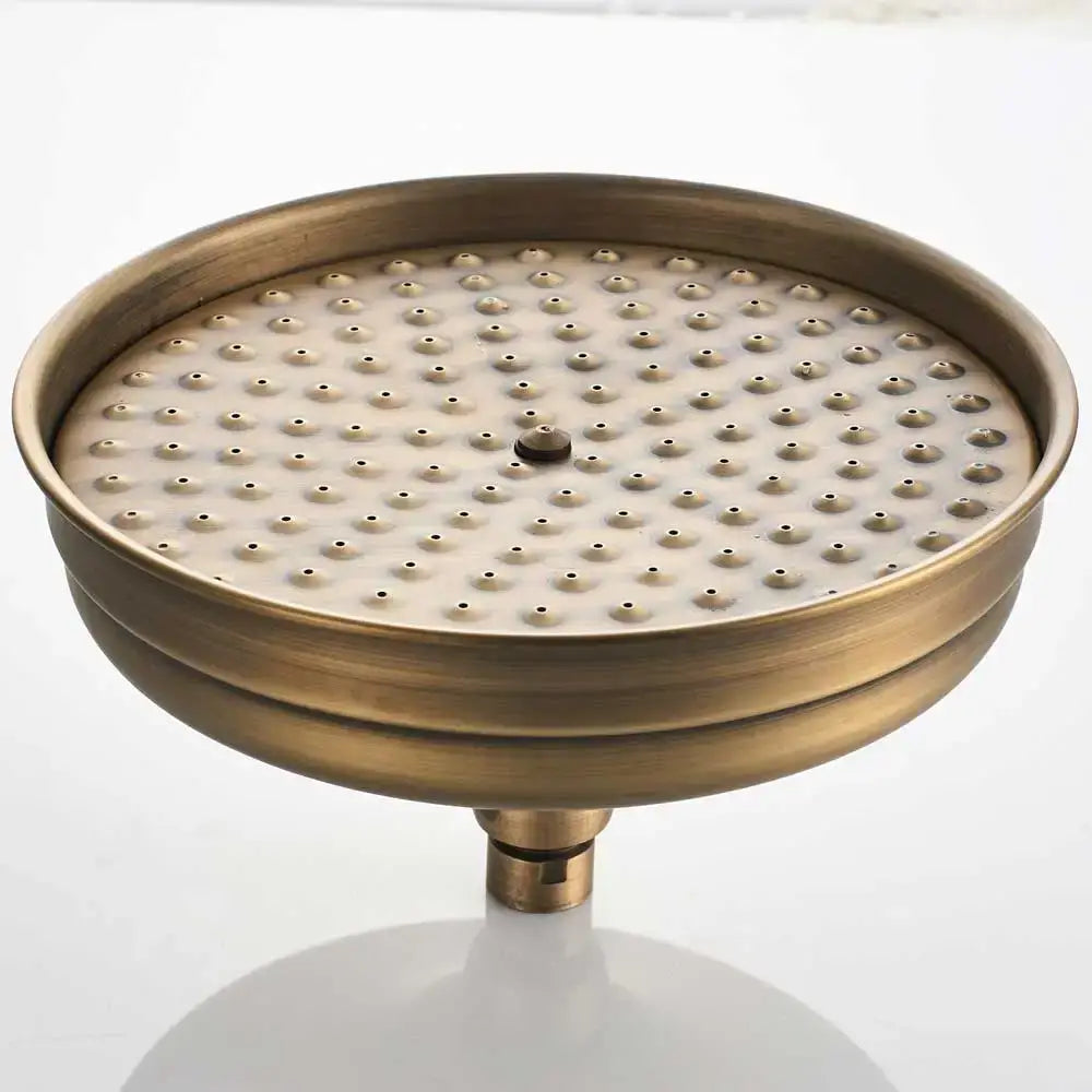 Antique brass shower set with handheld sprayer – bathroom kit
