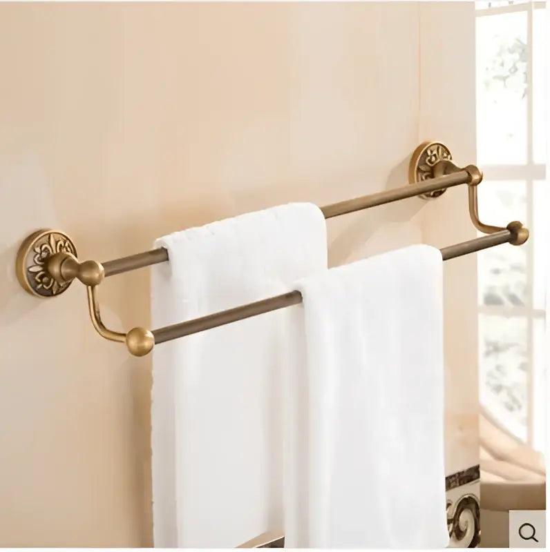 Antique bronze floral bathroom accessories set – bathroom hardware