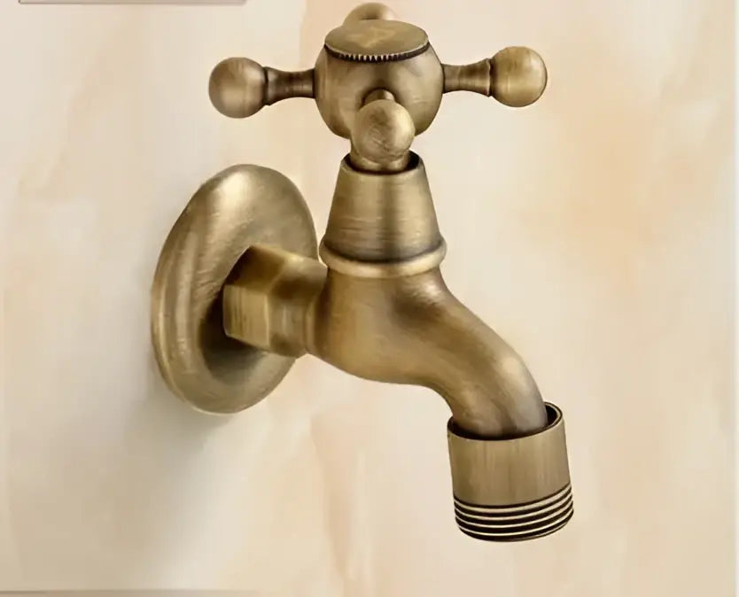 Antique dragon brass garden bibcocks tap garden washing faucet