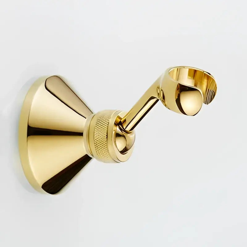 Antique brass handheld shower head holder – bathroom bidet stand