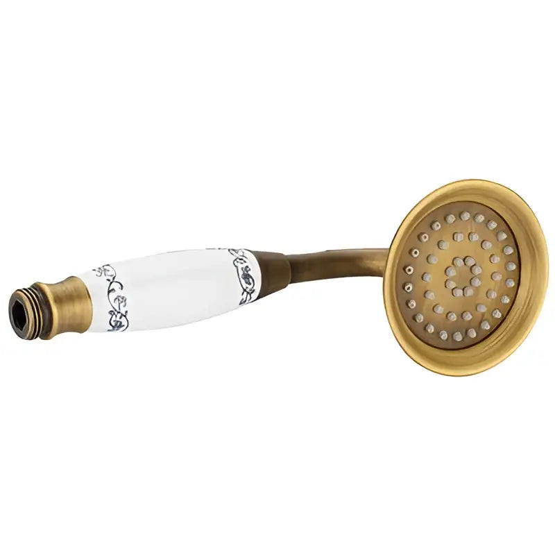 Antique brass handheld shower head holder – bathroom bidet stand