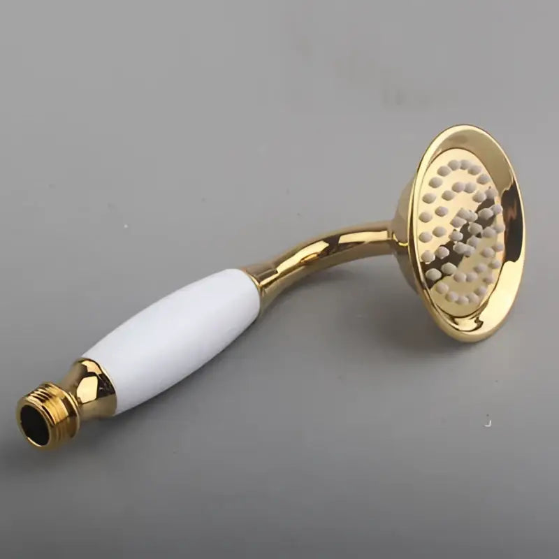 Antique brass handheld shower head holder – bathroom bidet stand