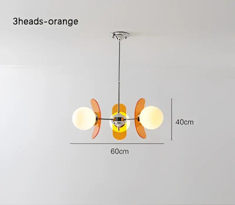 Antique style chandelier wood leaf pendant light – living room