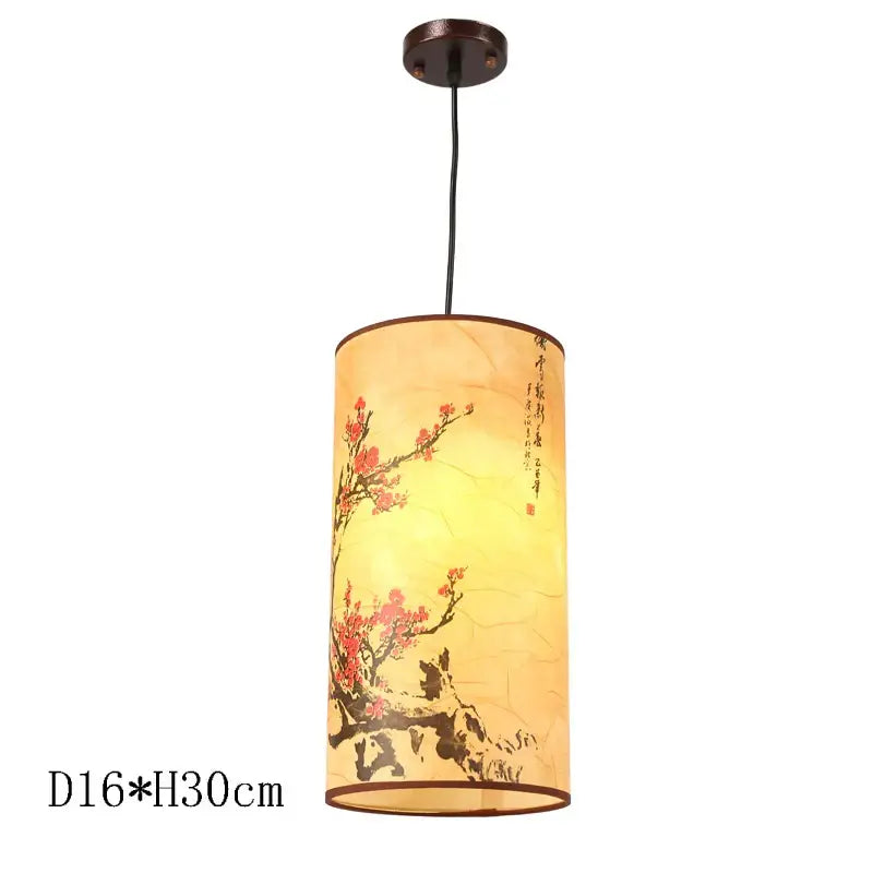Antique wood pendant lights traditional chinese lantern dining room