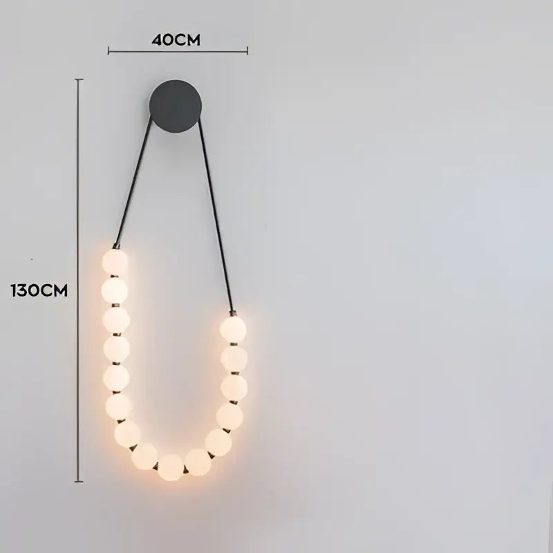 Art deco led glass pingpong pendant light dining room white orbs