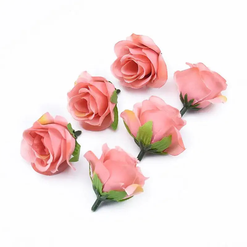 Assorted vibrant artificial roses decorative flowers living room decor