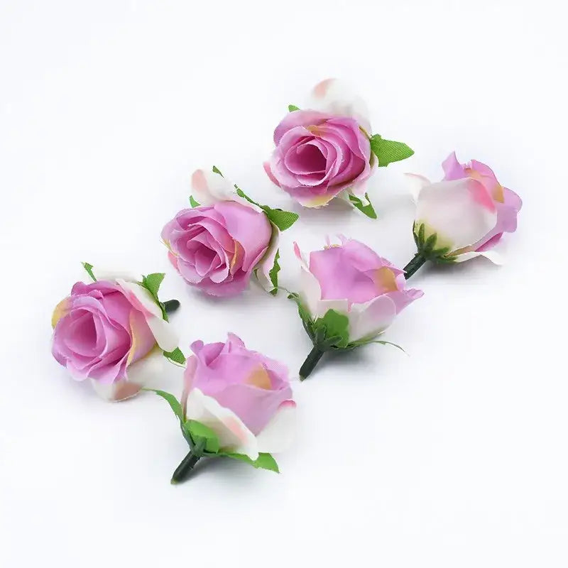 Assorted vibrant artificial roses decorative flowers living room decor