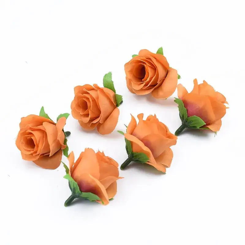 Assorted vibrant artificial roses decorative flowers living room decor