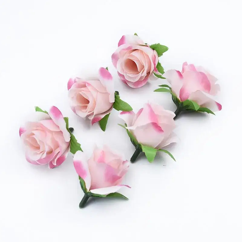 Assorted vibrant artificial roses decorative flowers living room decor