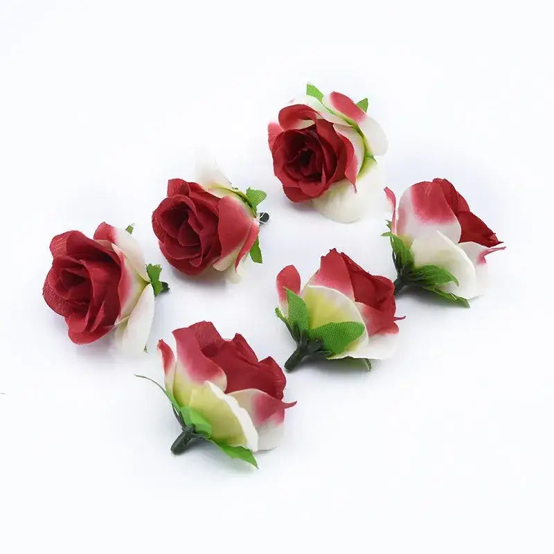Assorted vibrant artificial roses decorative flowers living room decor