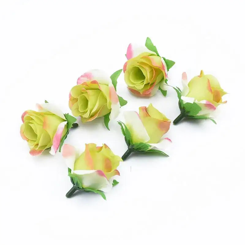 Assorted vibrant artificial roses decorative flowers living room decor