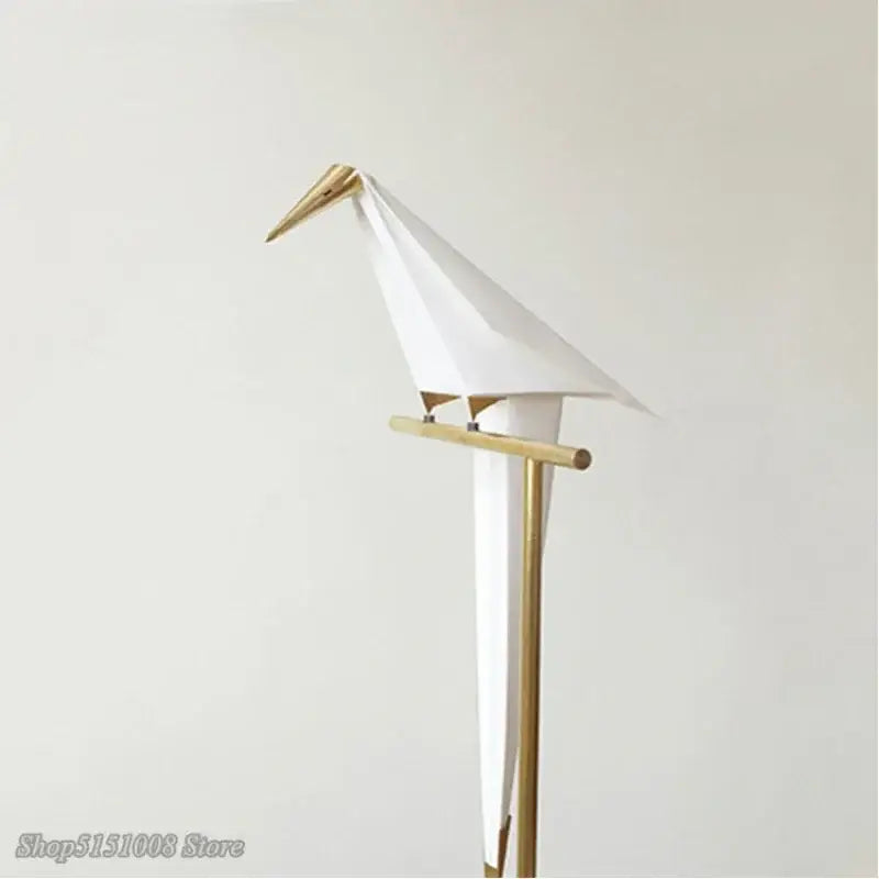 Decorbites bird origami floor lamp gold living room standing light
