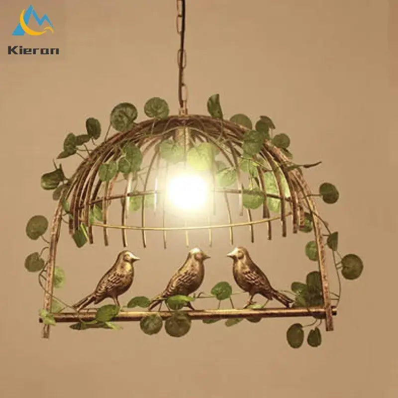 Decorbites birdcage led chandelier black and white bedroom light