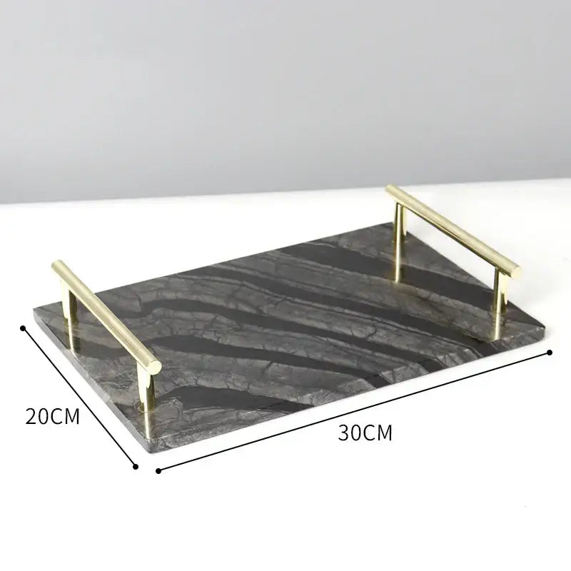 Black and gold marble bathroom accessories set bathroom organizer