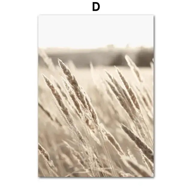 Rustic natural wood candle holder landscape wall art living room