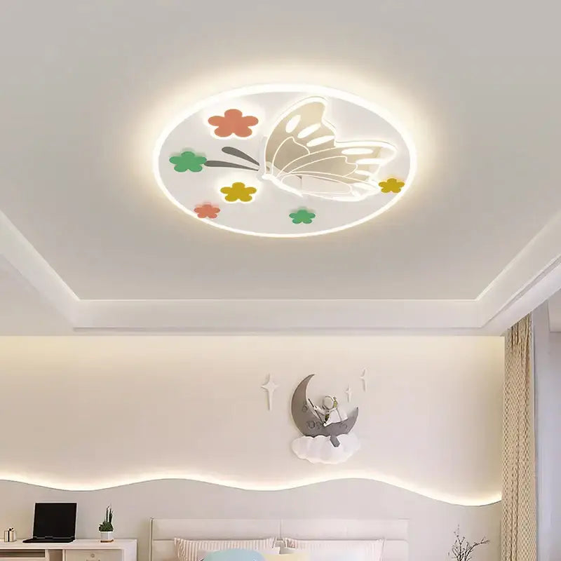 Decorbites cloud airplane chandelier blue and white bedroom light