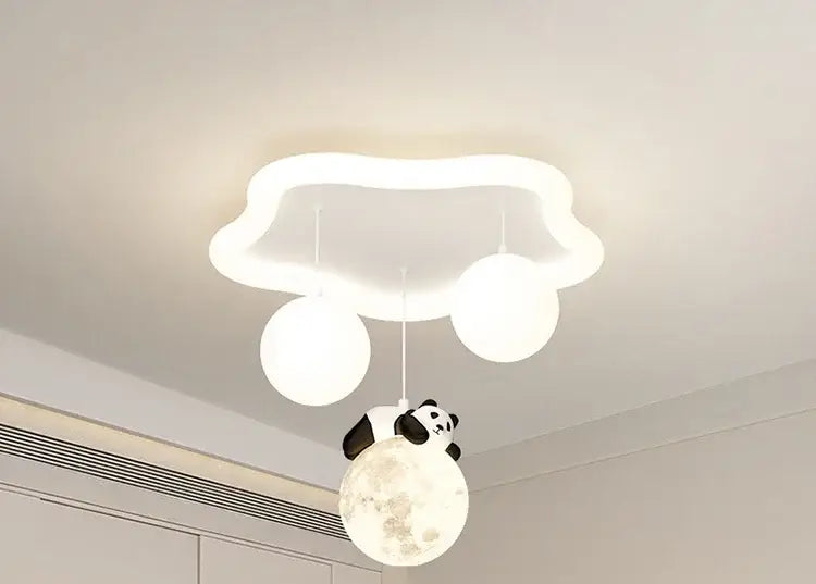 Decorbites cloud bubble ball panda moon ceiling light for bedroom