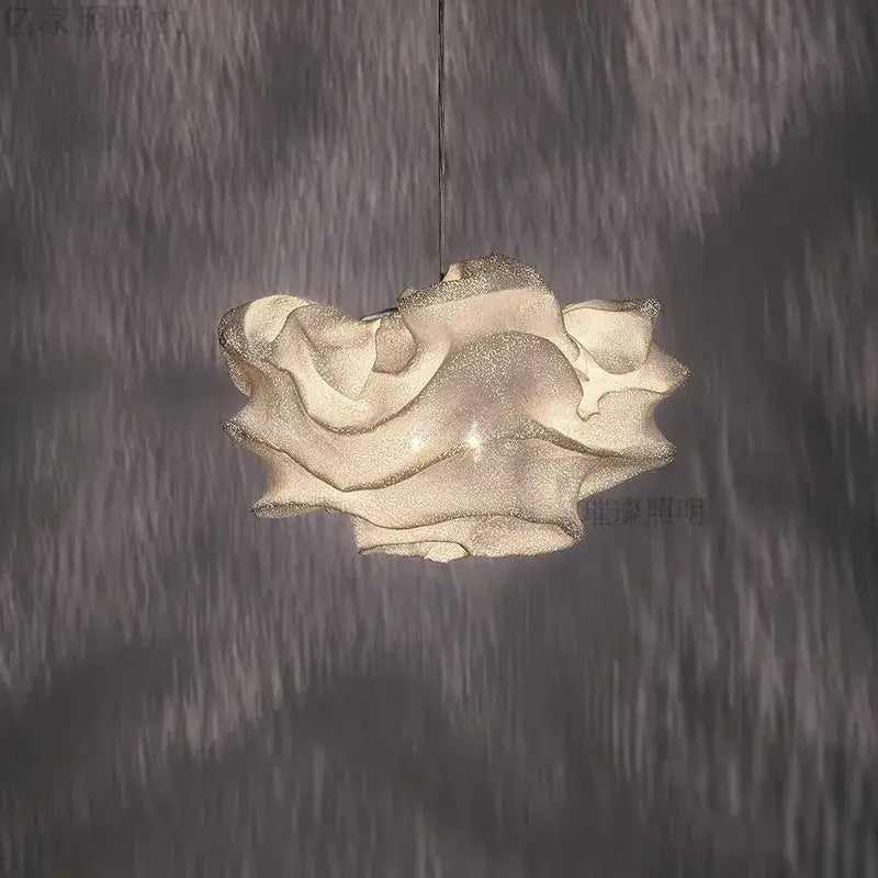Decorbites cloud chandelier sculptural cream pendant light bedroom