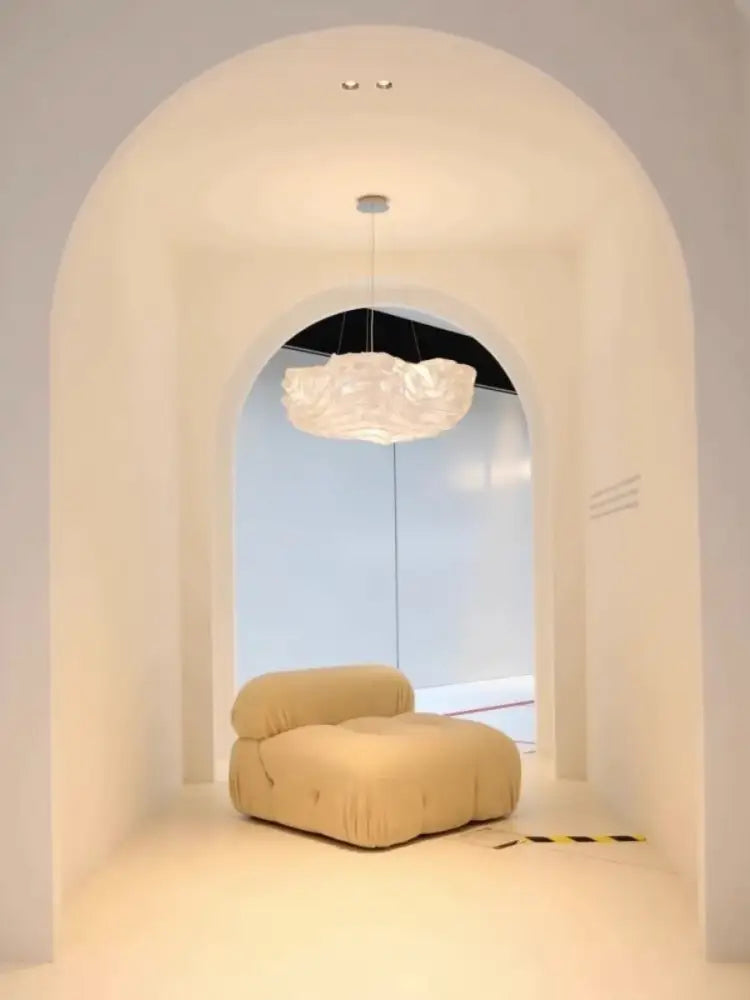 Decorbites cloud chandelier sculptural cream pendant light bedroom