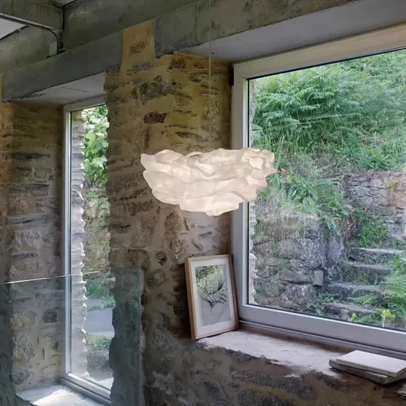 Decorbites cloud chandelier sculptural cream pendant light bedroom