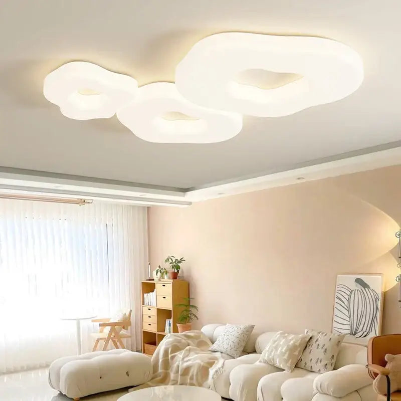 Decorbites cloud cookie led chandelier – white bedroom light