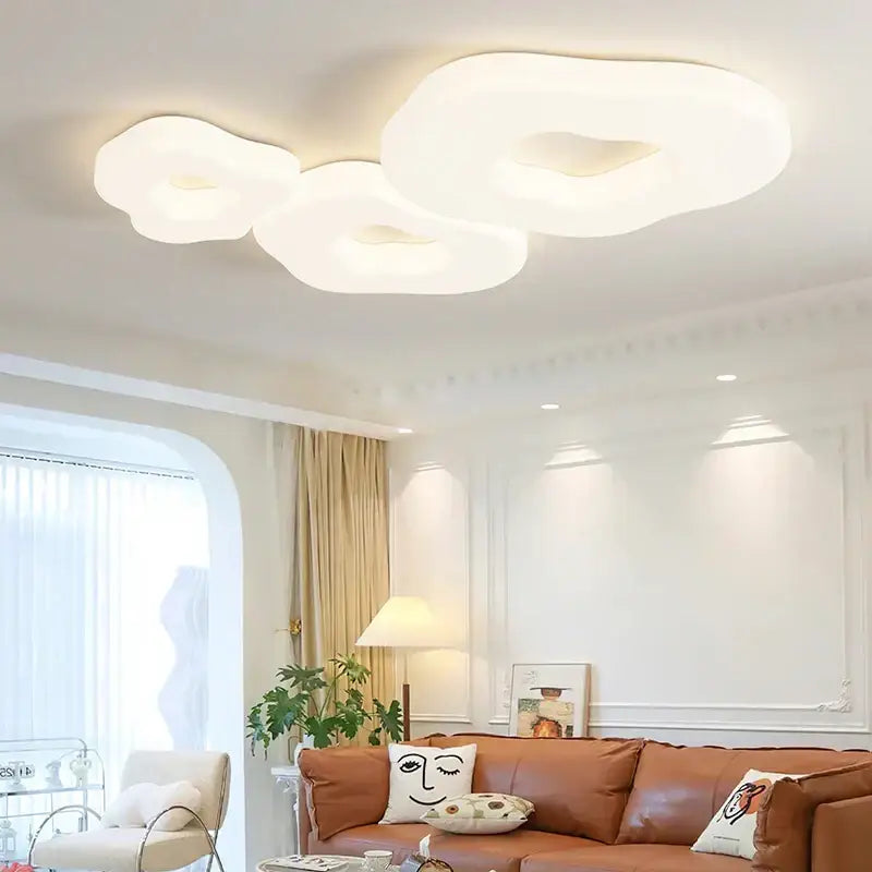 Decorbites cloud cookie led chandelier – white bedroom light