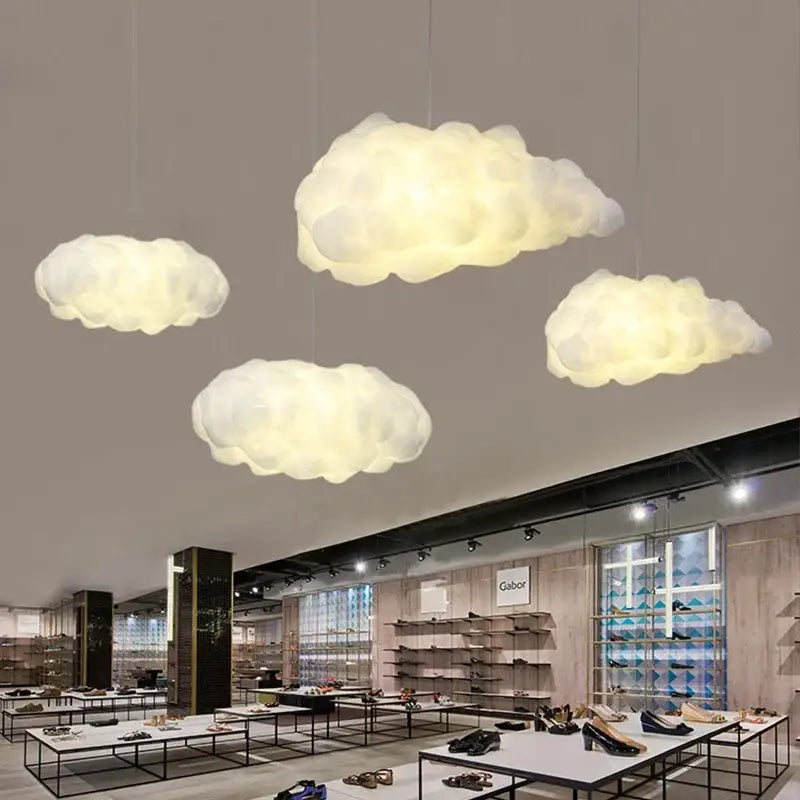 Decorbites cloud cotton pendant light for living room