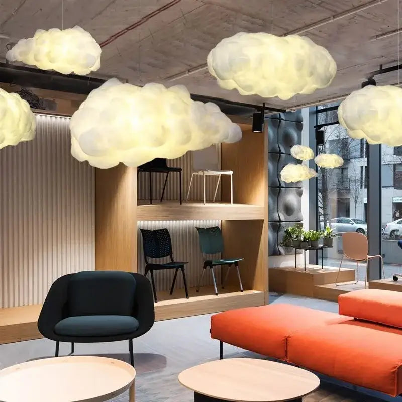 Decorbites cloud cotton pendant light for living room