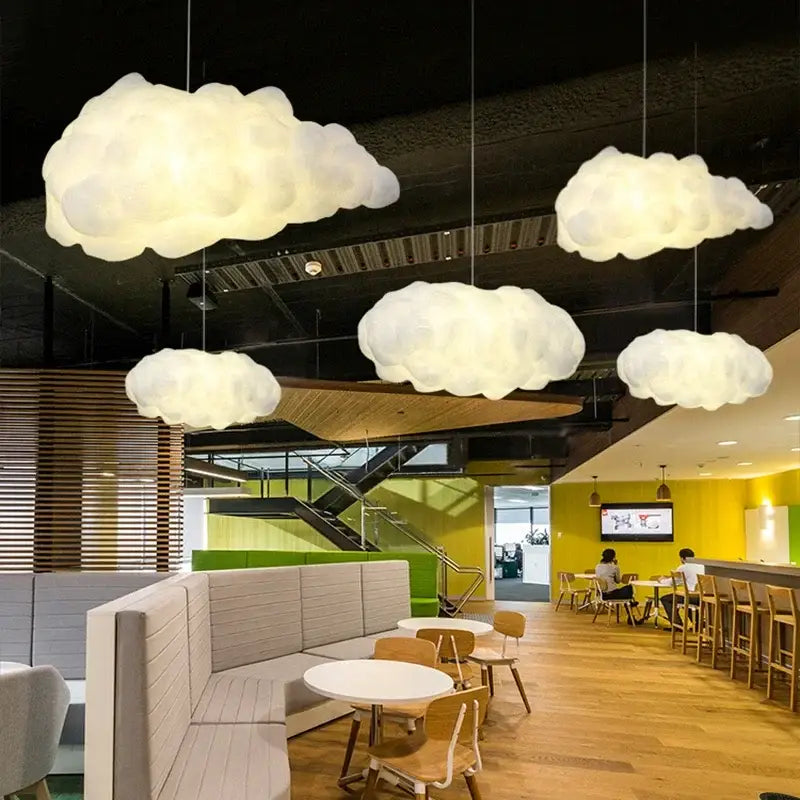 Decorbites cloud cotton pendant light for living room