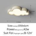 Decorbites cloud led chandelier natural wood light for child room