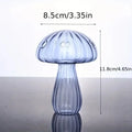 Rainbow gradient glass mushroom vase living room colorful home decor