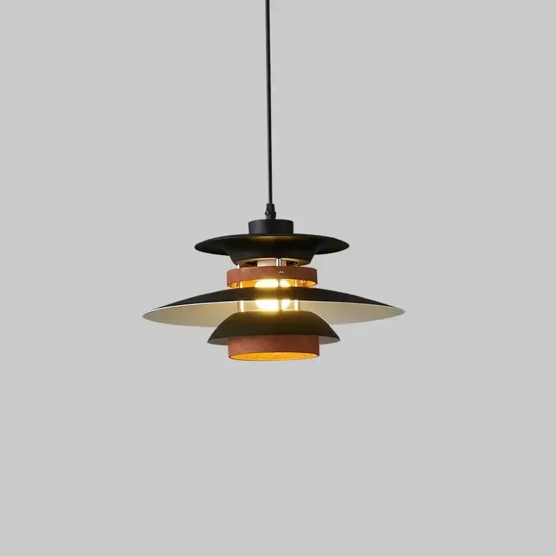 Decorbites colorful umbrella led chandeliers cream & amber living room