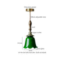 Decorbites cream glass led pendant light for kitchen