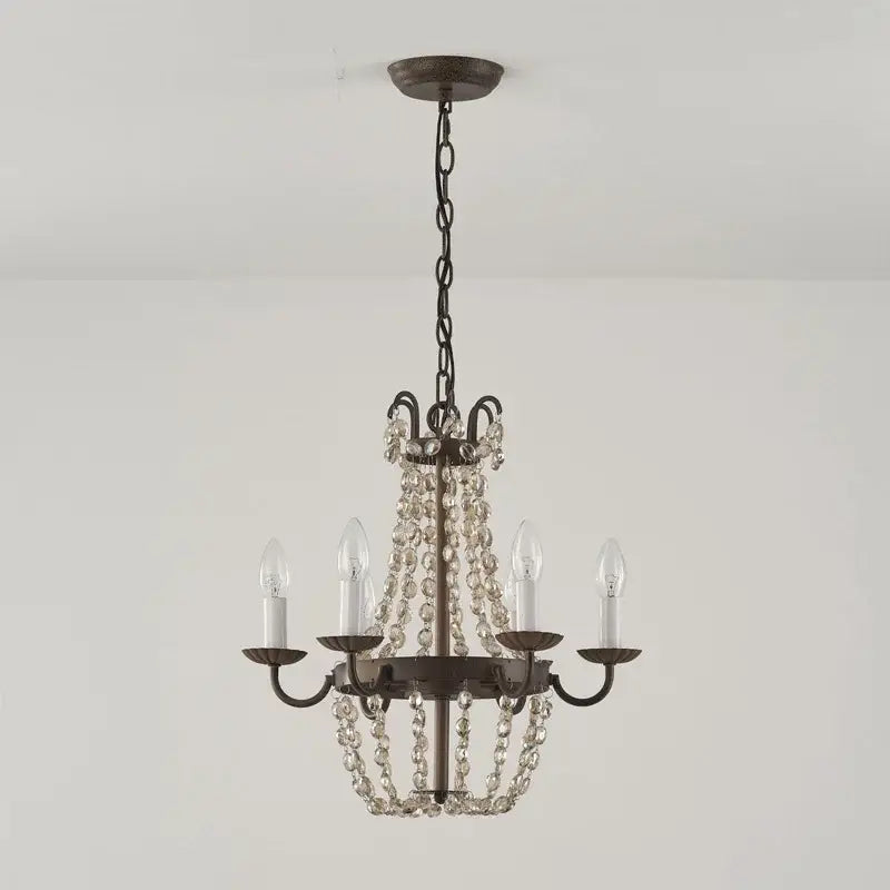 Antique brass decorbites crystal chandelier for dining room