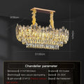 European luxury decorbites crystal chandelier for dining room