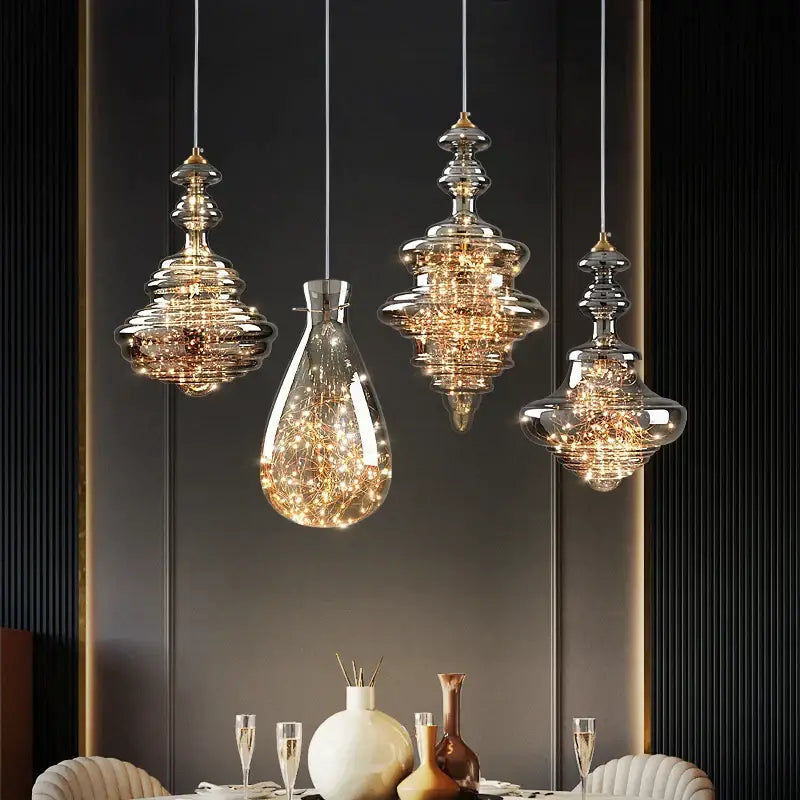 Decorbites crystal chandelier glass pendant light for dining room
