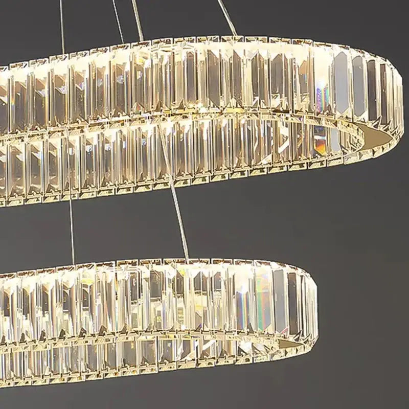 Modern gold decorbites crystal chandelier for dining room