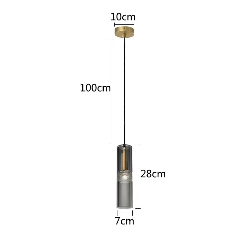 Decorbites crystal copper chandelier living room clear glass light
