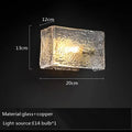 Decorbites crystal led chandelier gold rectangular dining room light